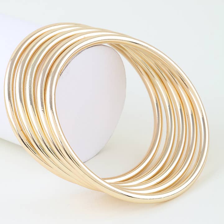 Pulseira de Ouro Clássica Multi por atacado de 3AM BY H&D ACCESSORIES