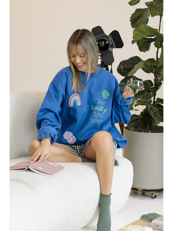 Girl Tribe Co - Wholesale Sweatshirt - Women's - How Lucky Are We Sweatshirt3
