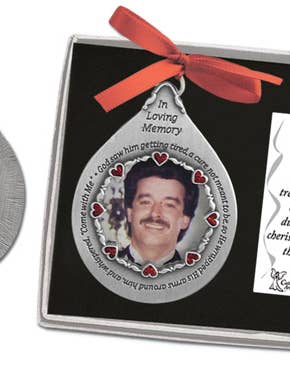 Loving Memry Frame Orn-For Him for wholesale by H.J. SHERMAN COMPANY, INC.