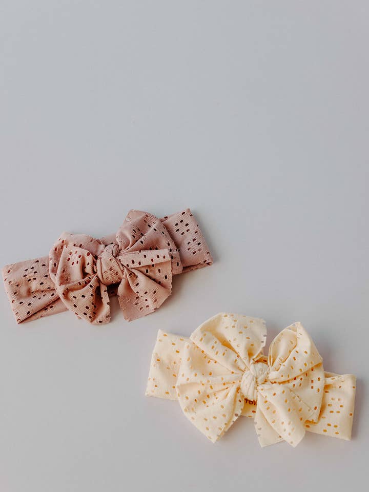 Eyelet Baby Headband for wholesale by BabyHood