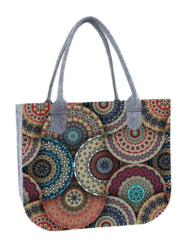 Casablanca vilten schoudertas Lady XL Bertoni Line voor wholesale door IngrossoBertoni by INCI Srl