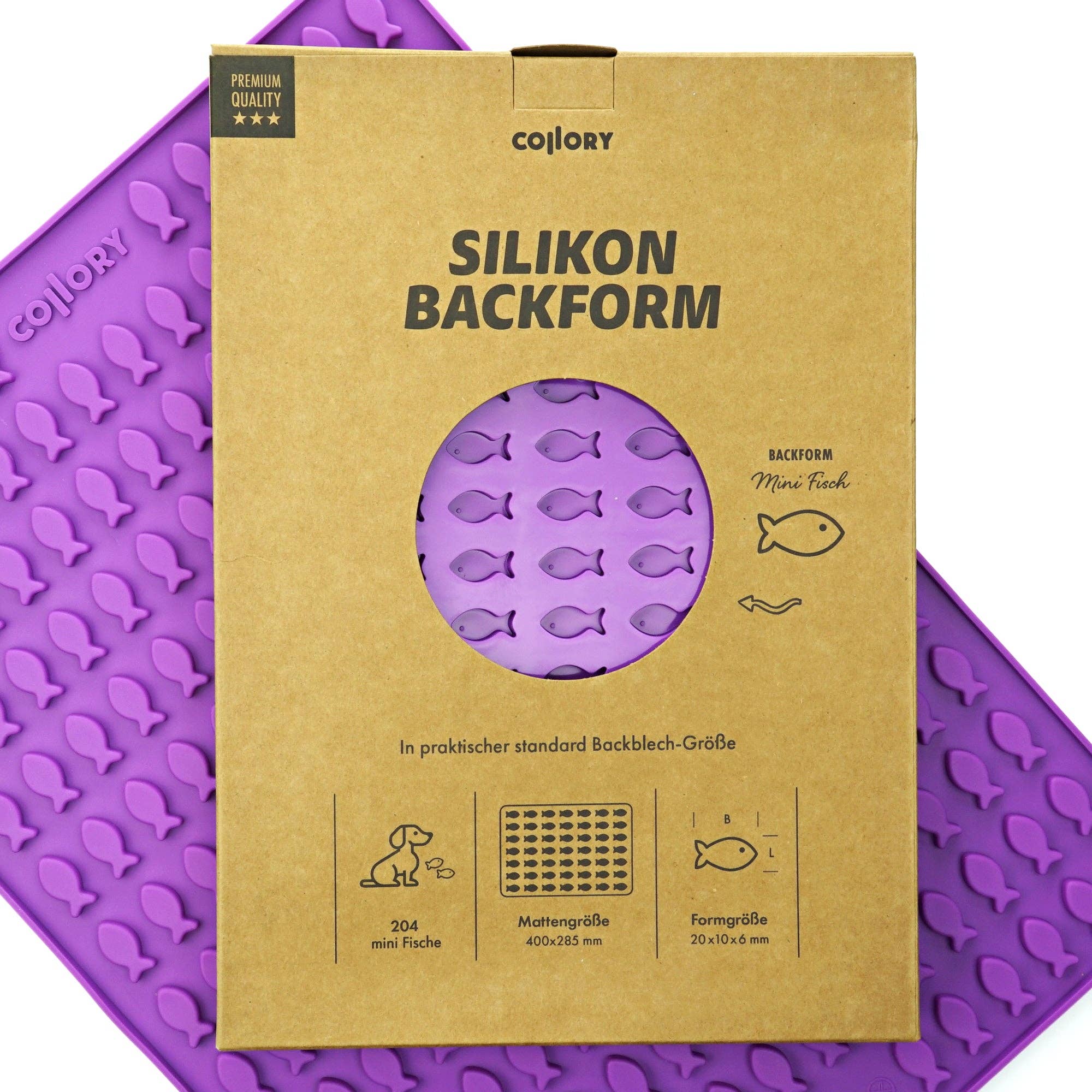 Collory - Wholesale Voedermat - Hond - Visvormige bakmatten voor hondenkoekjes (mini en medium)10