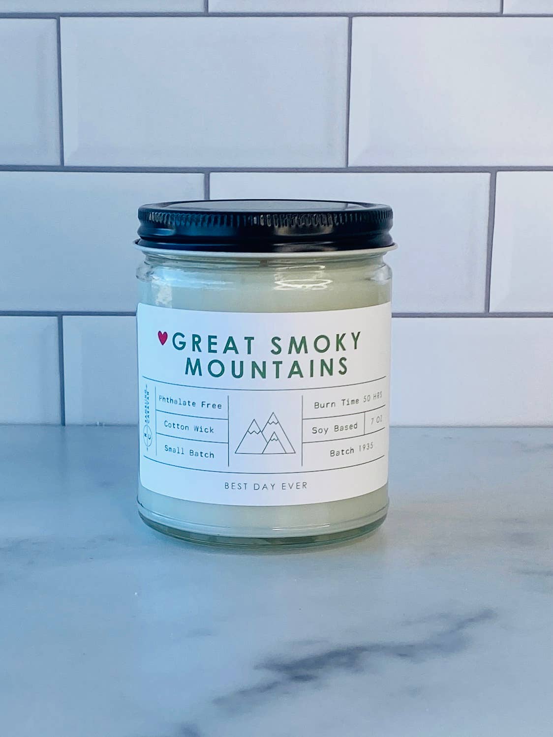 Rambling Caravan - Wholesale Jar/Filled Candle - Great Smoky Mountains National Park Candle0