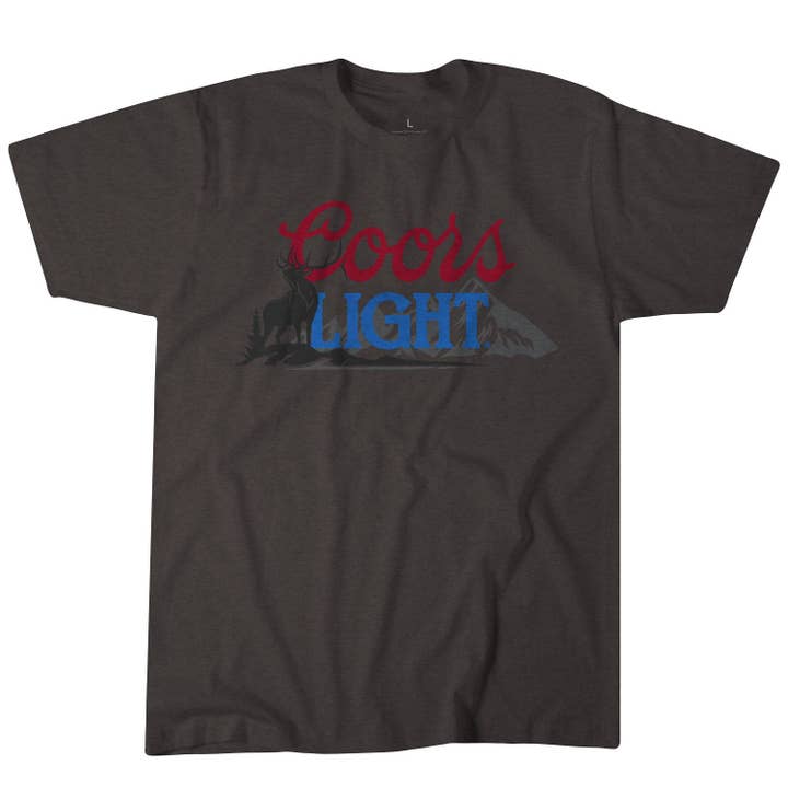 Coors Light Elk Tee for wholesale by American Cattle Co