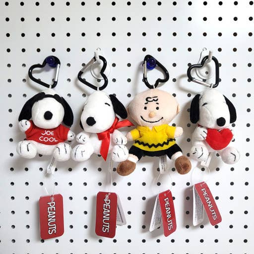 K-Wonderland - Wholesale Keychain - Unisex - Peanuts Snoopy Joe Cool Key Chain Bag Charm Ring 13