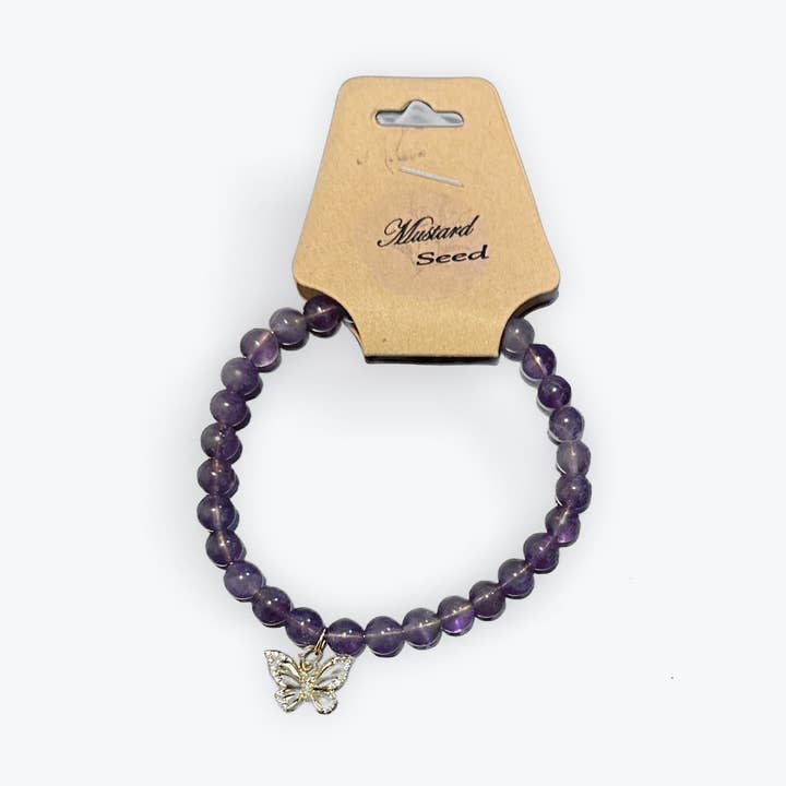 Hope Bracelet With Amethyst for wholesale by Mustard Seed Acquisitions