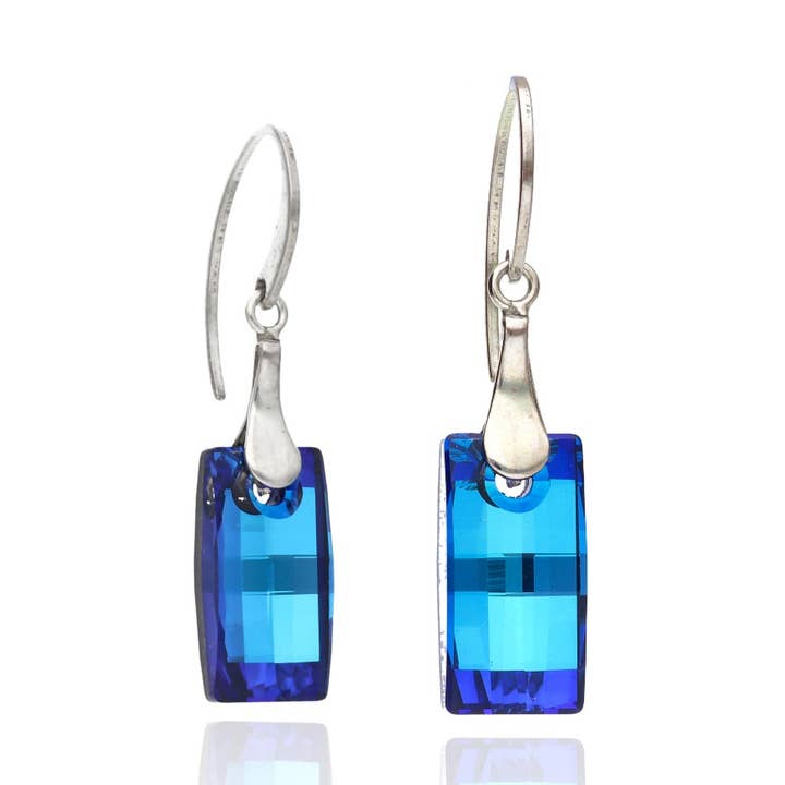 Sterlingsilber-Ohrringe Urban für den Großhandel von Las Joyas de Amanda