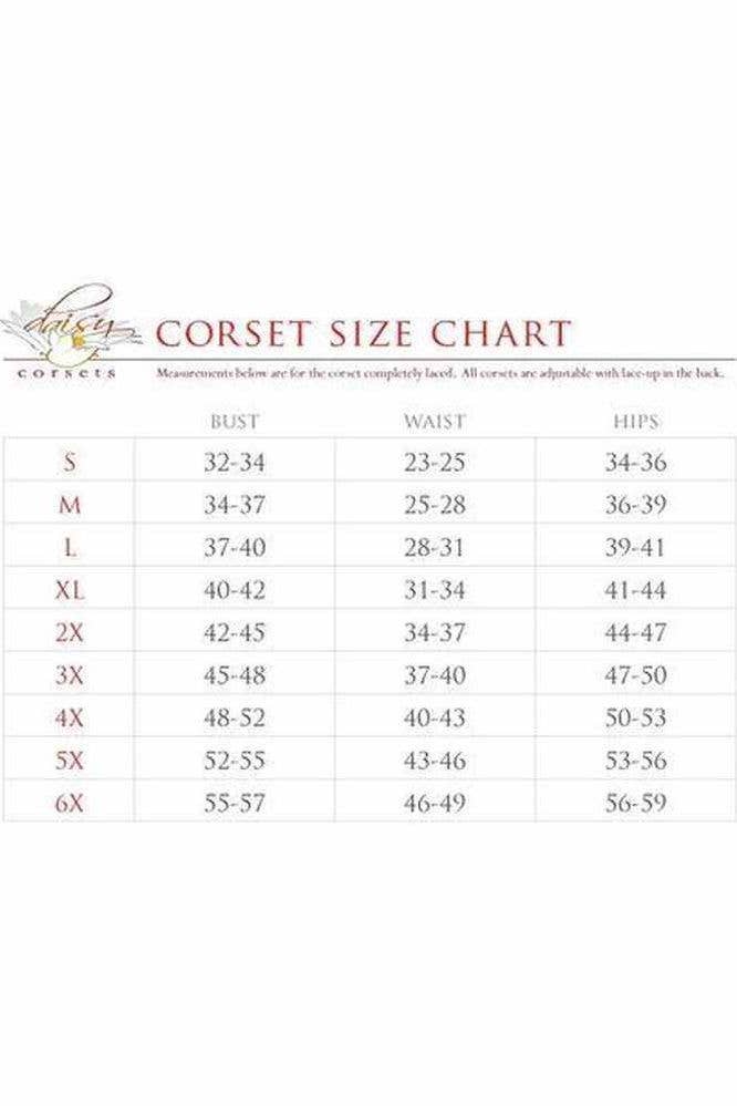 Daisy Corsets - Wholesale Verkleedkleren - Dames - Zwart/paars gestreept premium korsetkostuum van de bovenste lade2