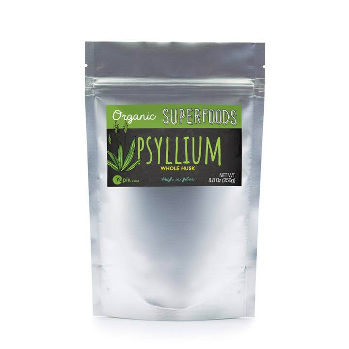 Yupik - Wholesale Protein/Superfood Powder - Yupik Organic Whole Husk Psyllium 95%, 8.8 Ounce