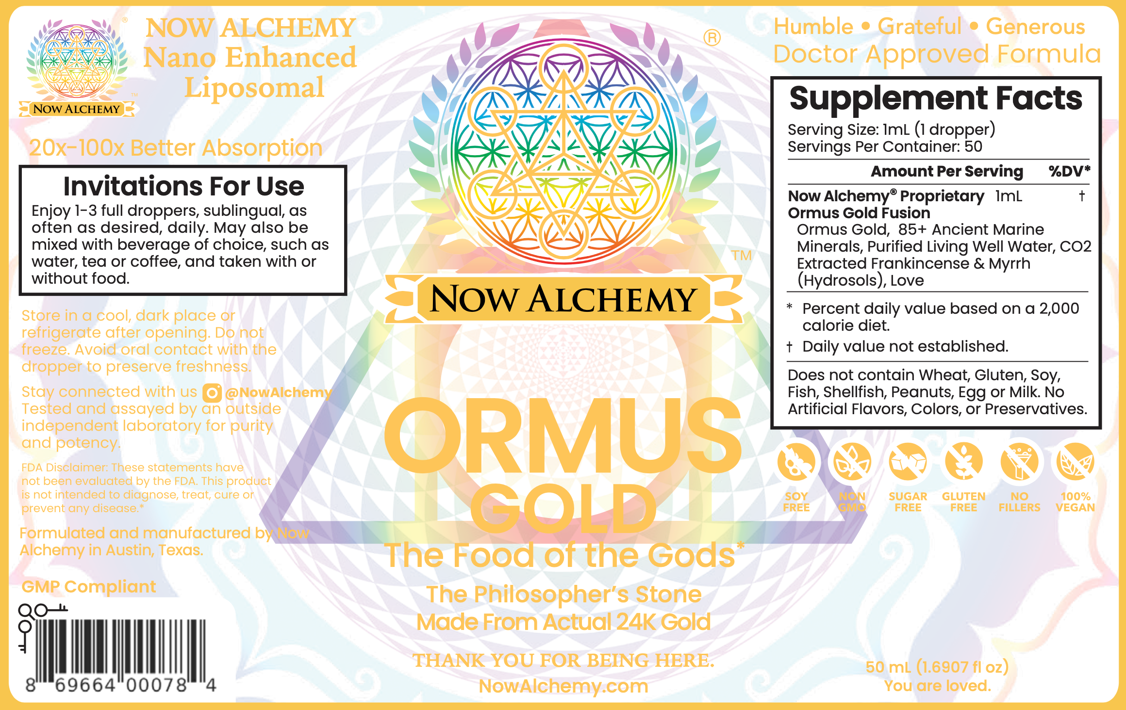 Now Alchemy - Wholesale Elixir - Ormus Gold1