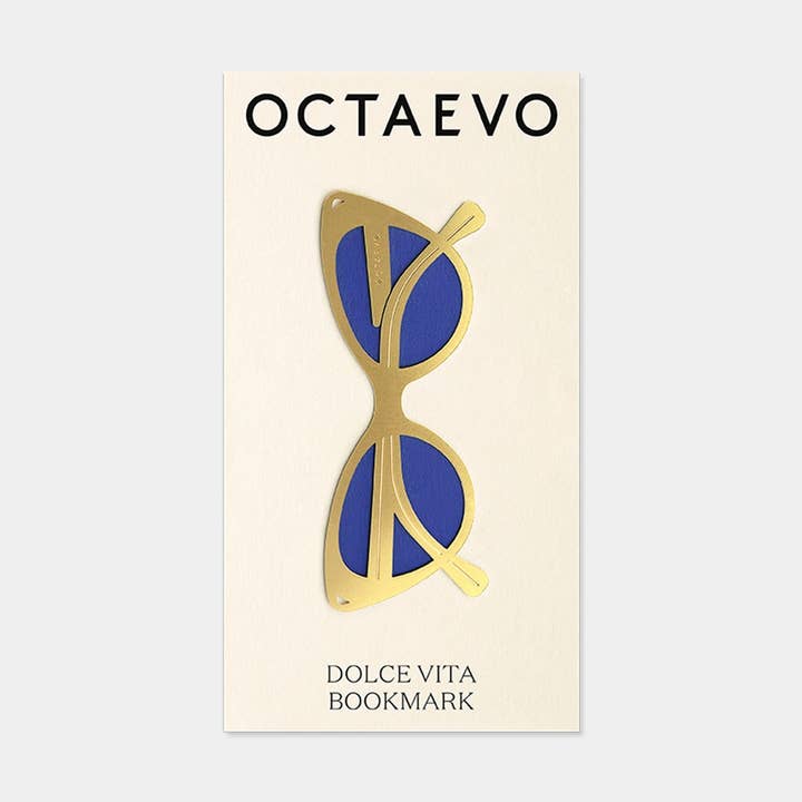 OCTAEVO Bookmark "Dolce Vita" - Metal w Brass finish for wholesale by 54 Celsius