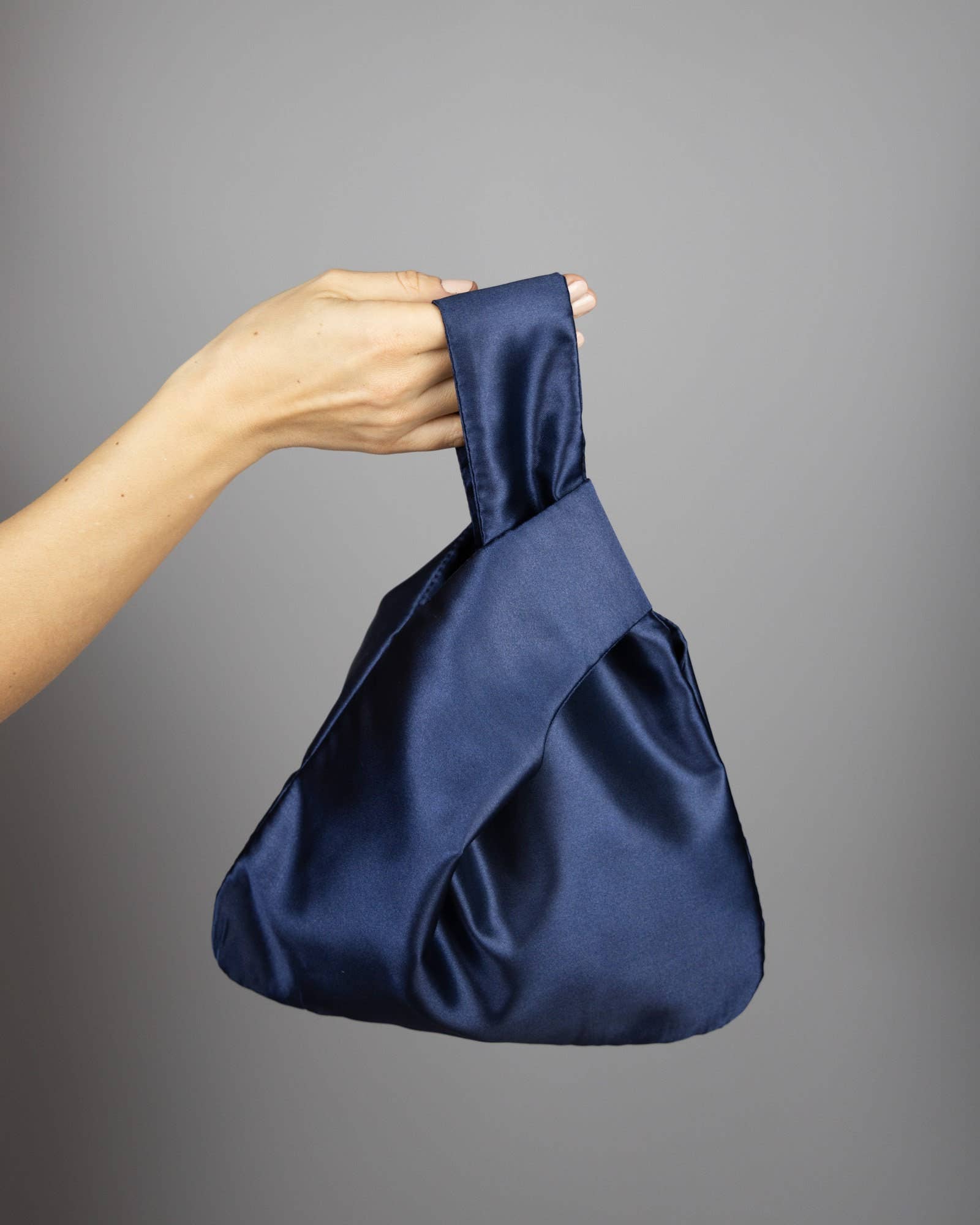 BridalSpain - Wholesale Clutch Bag - Women's - Japanese Knot Navy Blue Satin Evening Clutch Bag6