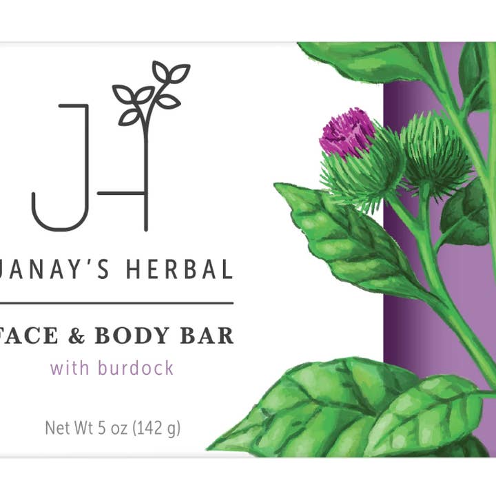 Janay's Herbal Face & Body Bar for wholesale by Burdock Naturals