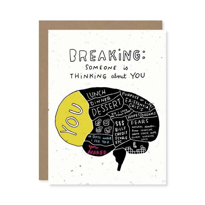 You Naked Card for wholesale by Thoughtful Human