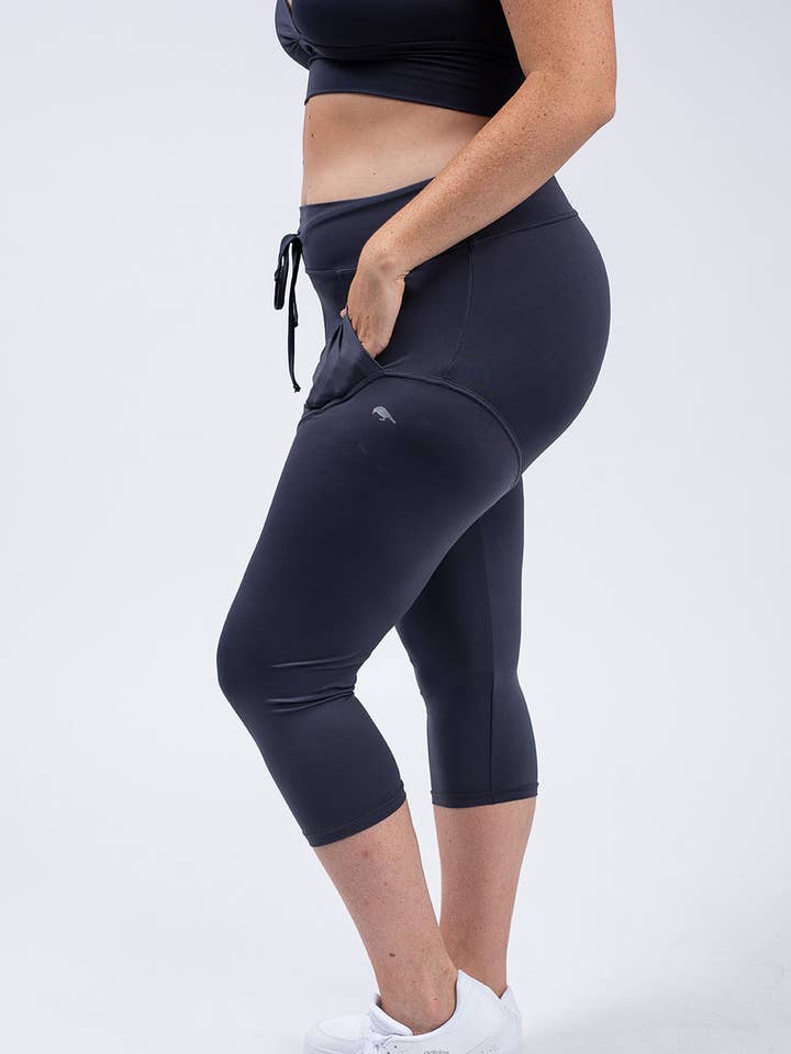 מכנס 7/8 שרוואל אפור for wholesale by raven