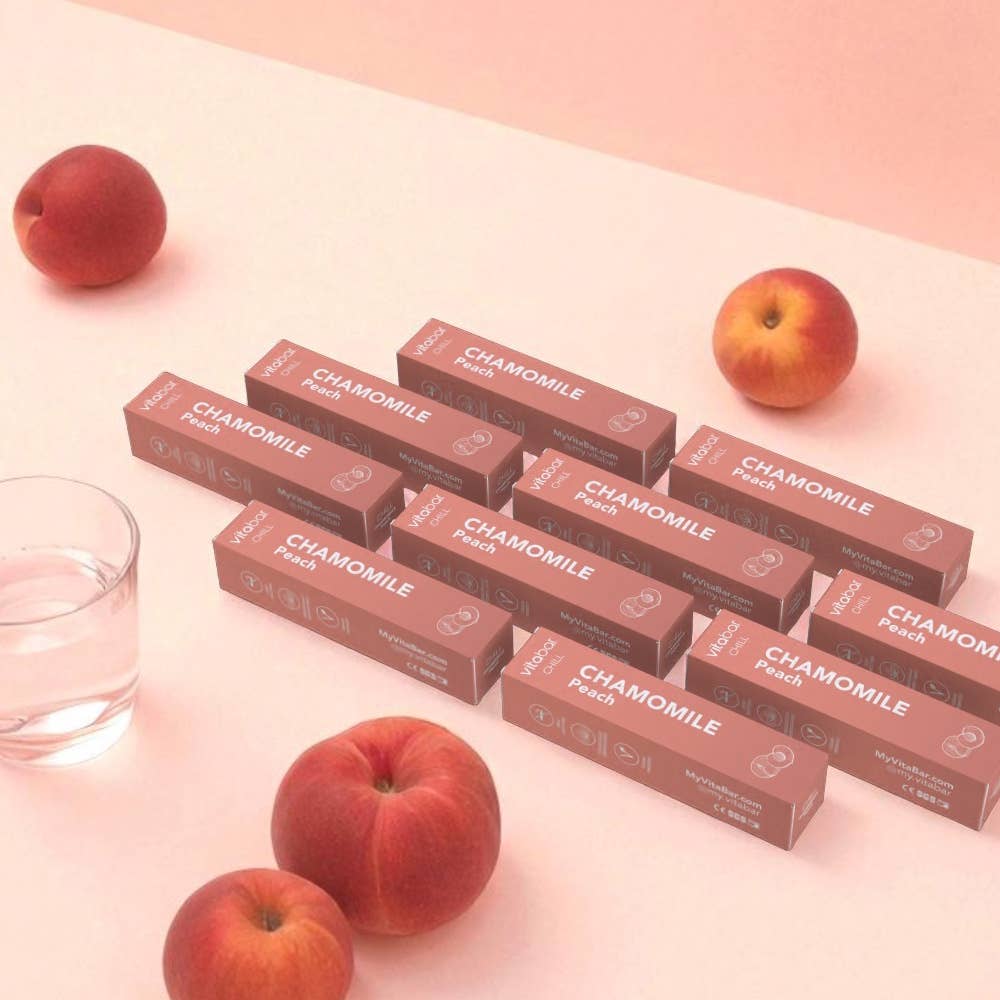 VitaBar - Wholesale Oral Supplement/Vitamin - CHILL - Chamomile - Peach Flavor - 10 PACK4