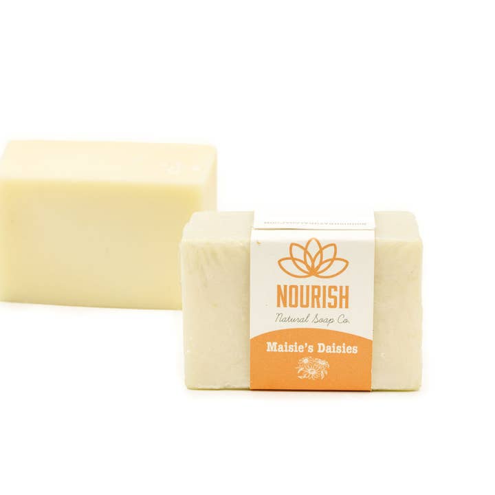Masie’s Daisies for wholesale by Nourish Natural Soap Company