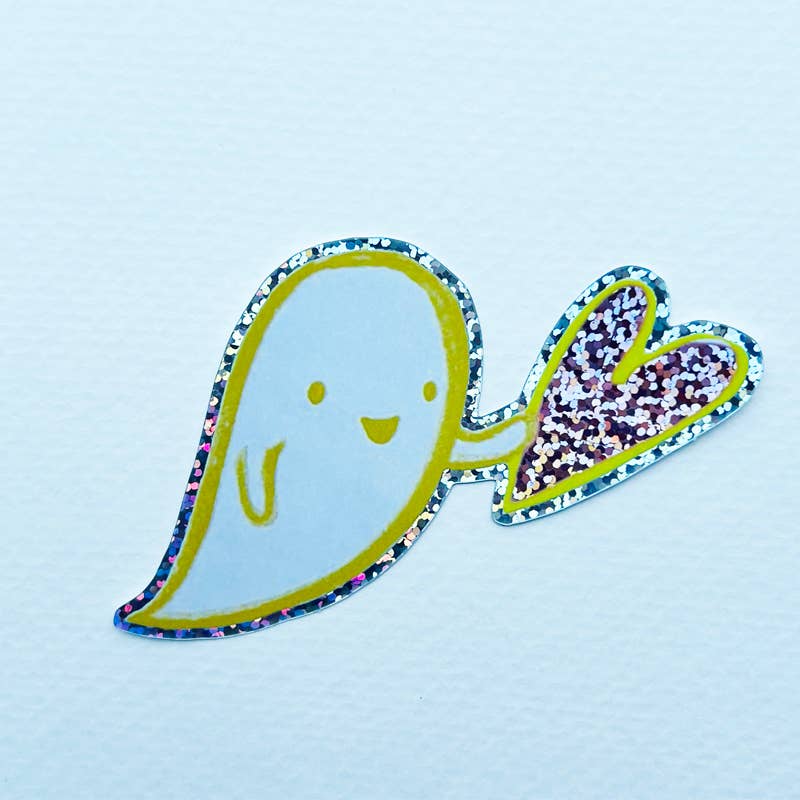 Ghost Academy - Wholesale Sticker - Glitter Ghost Sticker2