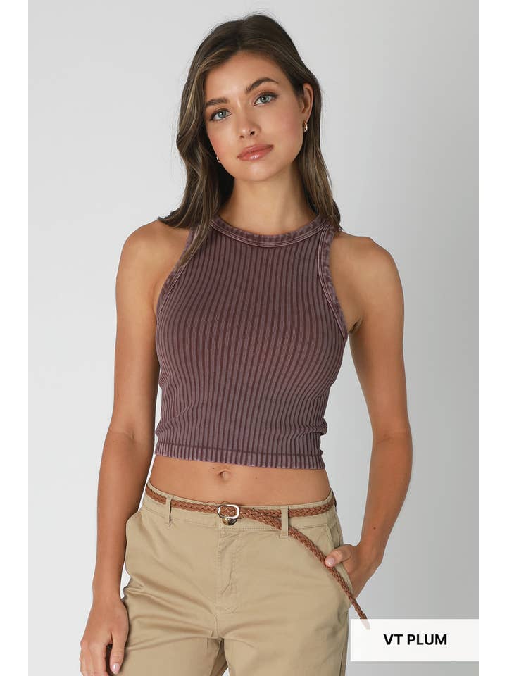 NIKIBIKI - Vente Débardeur – femme - NS8358 - Débardeur vintage à larges côtes13