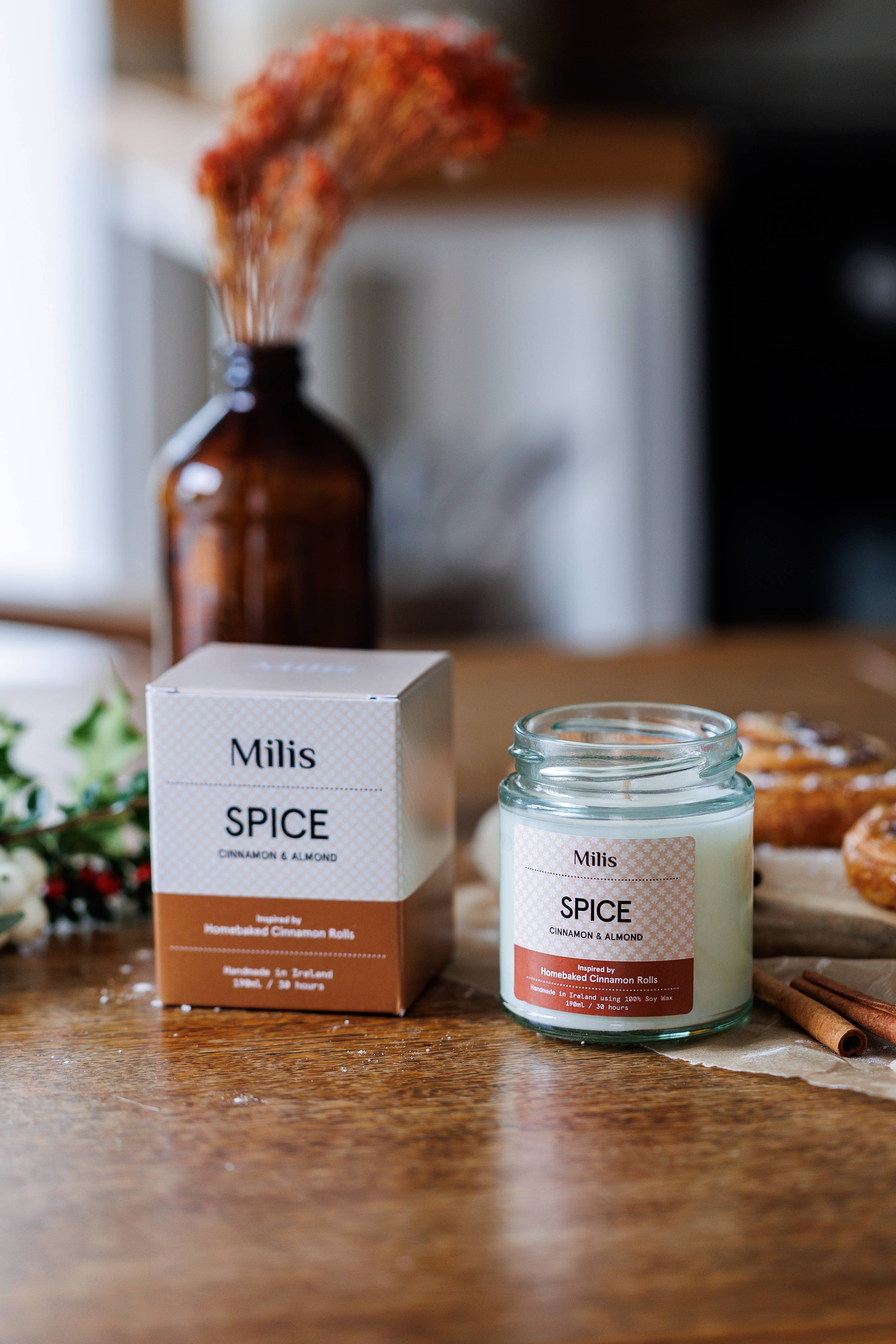 Milis - Vendita all'ingrosso Candela in vasetto - SPICE - CANDELA PROFUMATA IN CERA DI SOIA0