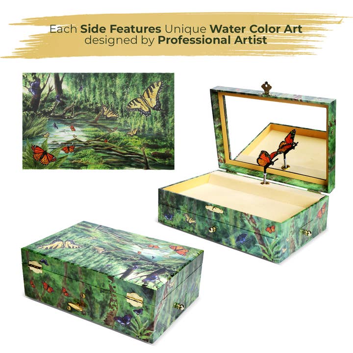 Enchantmints - Wholesale Music Box - Kids & Baby - Papillon Butterfly Music Box1