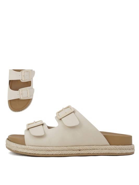 Hertha Espadrille Slide, F-HERTHA for wholesale by December Shoes