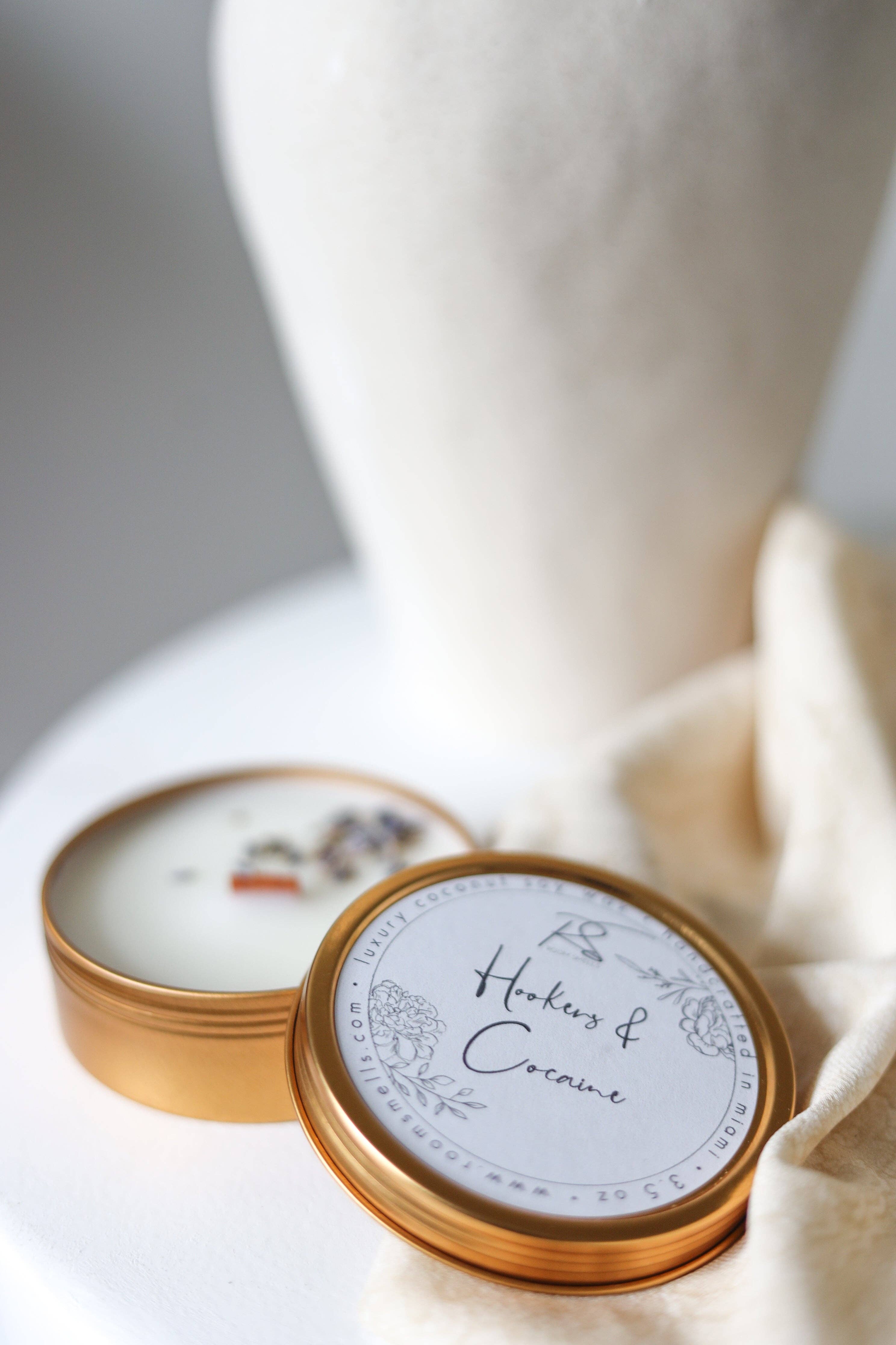 RoomSmells - Wholesale Travel Candles - Hookers & Cocaine - 3.5 oz1