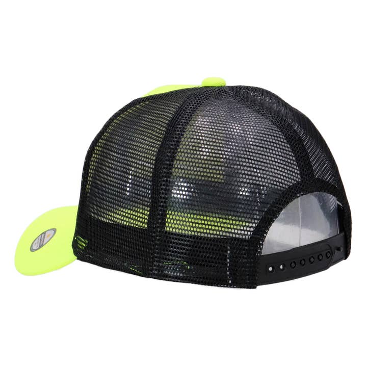 Cap Zone – Großhandel Trucker-Cap – Unisex – Zweifarbige Nylon-Polyester-Strukturierte Sechs-Panel-Trucker-Kappe17