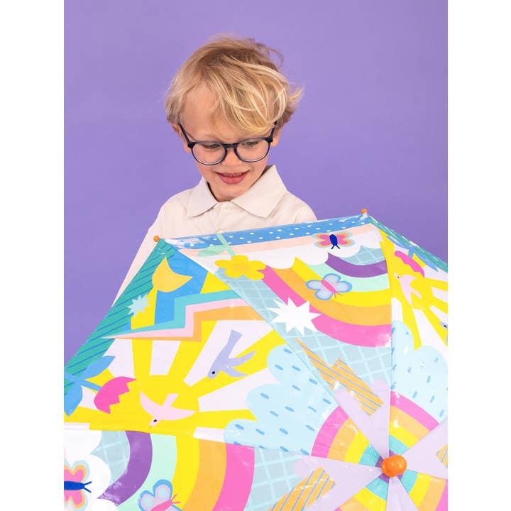 Floss and Rock - UK/EU – wholesale Umbrella – kids – 6+ Colour Change Umbrellas - Rainbows3