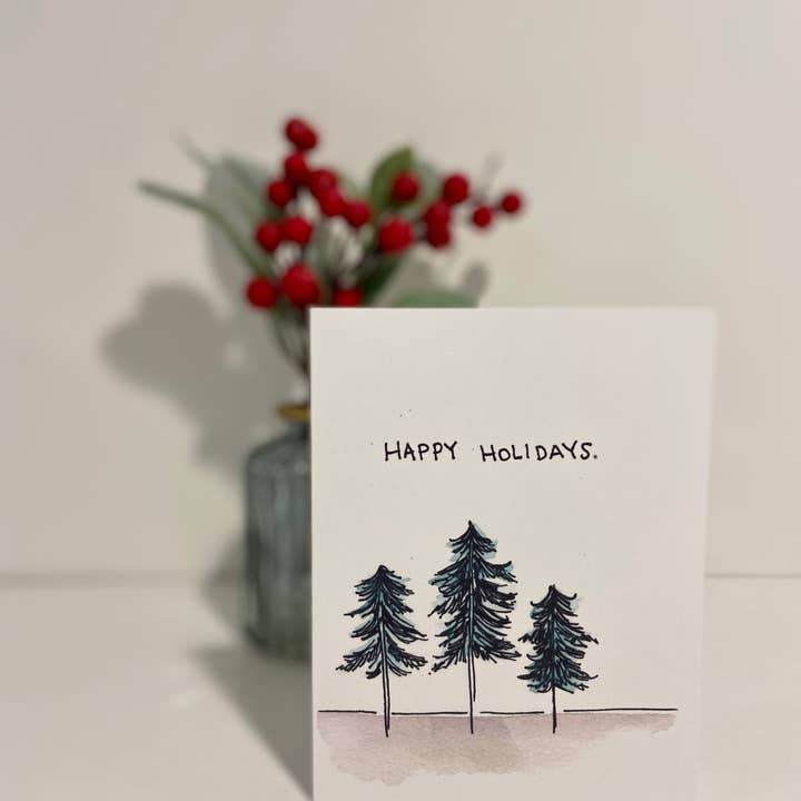 Ink + Splash - Wholesale Christmas Card - Holiday Series - Assorted 6 Pack