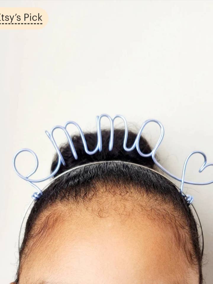 Custom Name Headband for wholesale by Dina Loves Wire