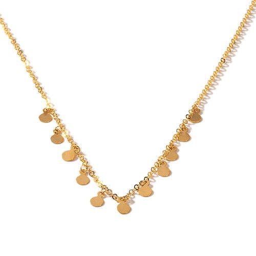 Collana a pois in oro 14K per la vendita all'ingrosso da parte di Cocky Jewellery