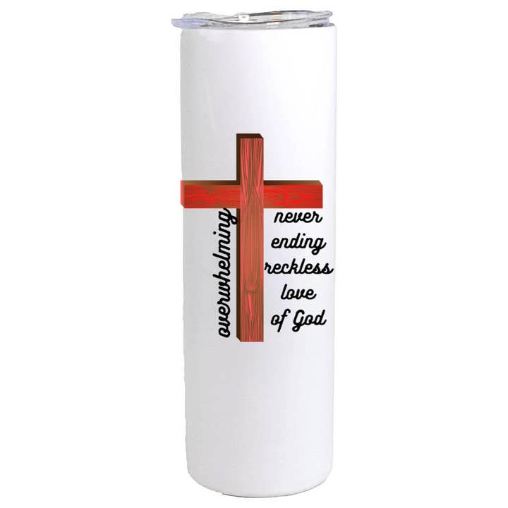 Reckless love tumbler for wholesale by Redeemed Roses Crafts