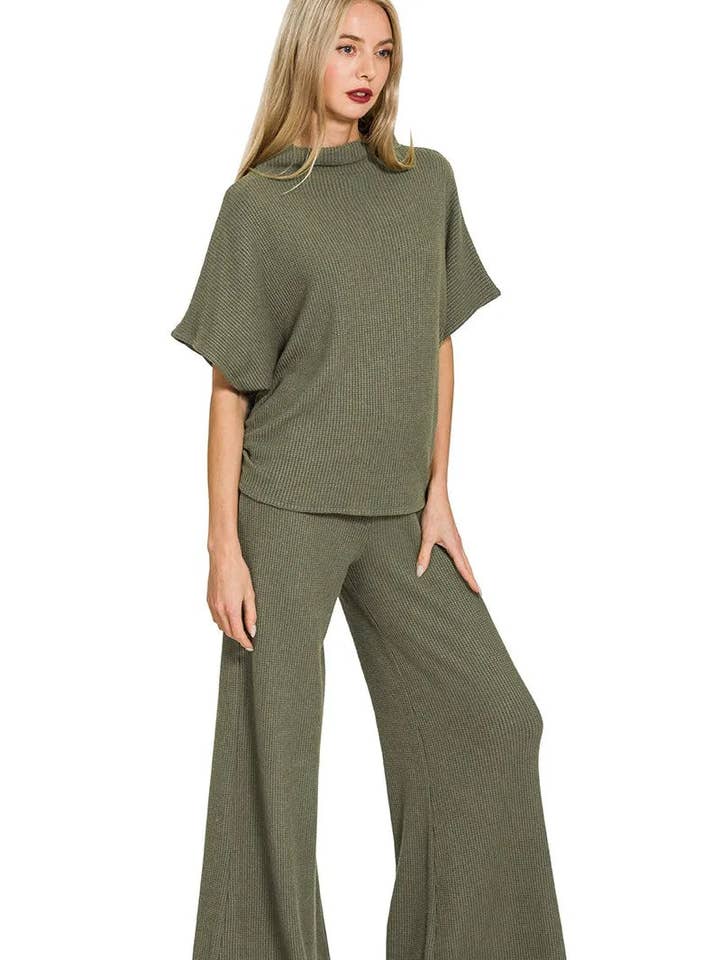 Zenana Pullover-Set mit Stehkragen und Hose für den Großhandel von Ray's Organic's