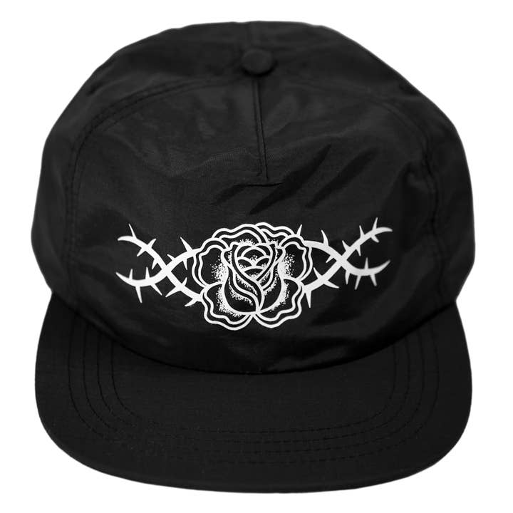 Stuntin Goods - Wholesale Flat Brim Cap - Unisex - Crown of Thorns Nylon Hat