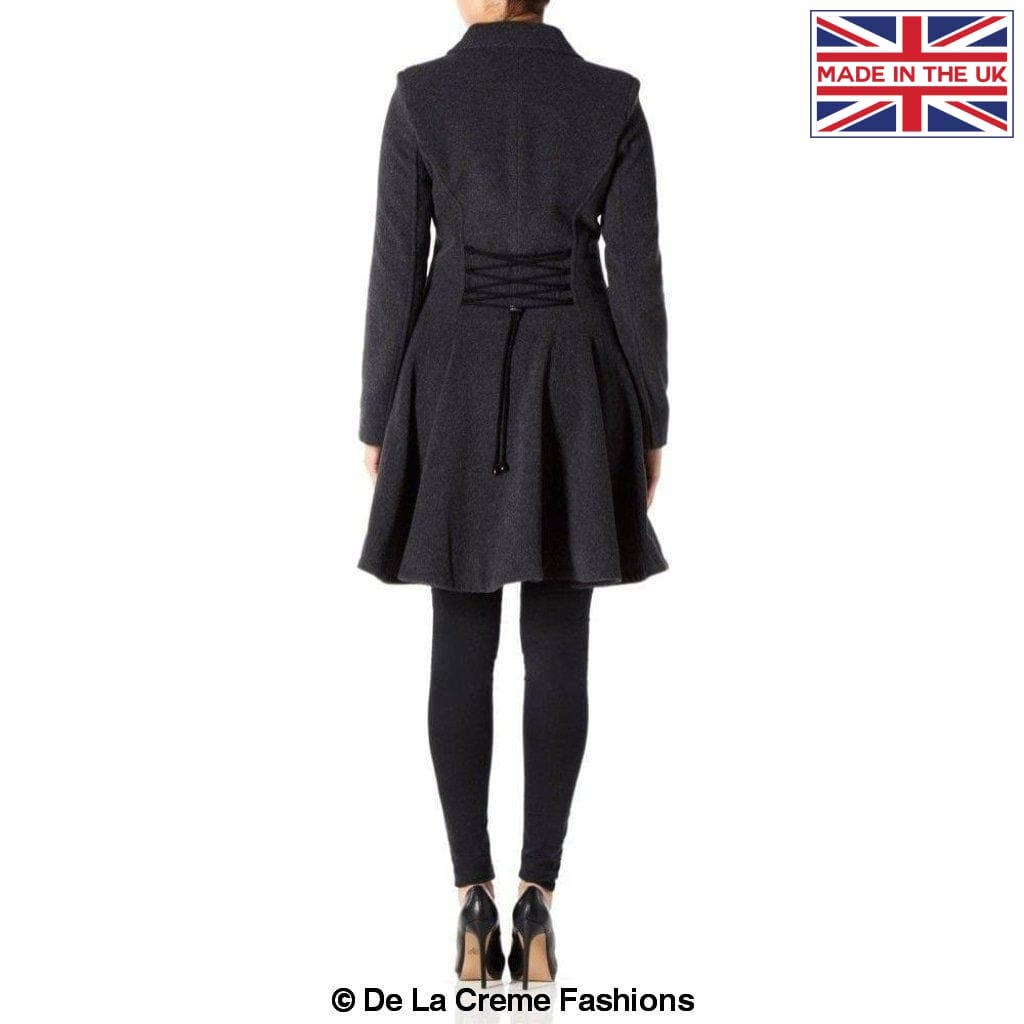 De La Creme Fashions – Großhandel Mantel - Damen – De La Crème - Damen Mantel aus Wollmischung10