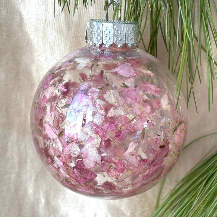 Nurturing with Nature - Vente Objets de décoration - Ornement artisanal en fleurs séchées pressées6