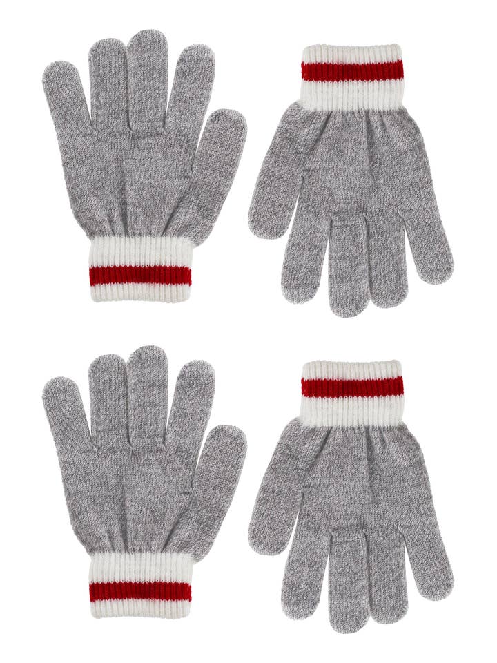 LOT DE 2 GANTS EN TRICOT GREAT NORTHERN POUR ENFANTS pour la vente par Gertex