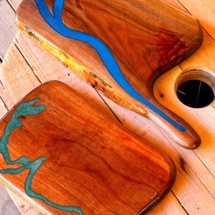 Epoxy Charcuterie Board for wholesale by Cape Maybee Company