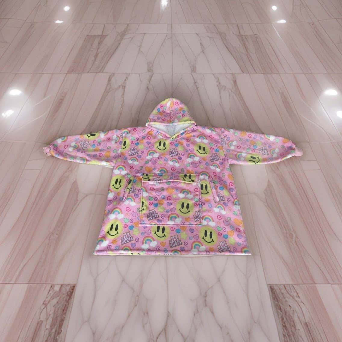 KityCrylics - Wholesale Hoodie - Women's - My Back Hurts Jumbo Blanket Hoodie "Comfy"3