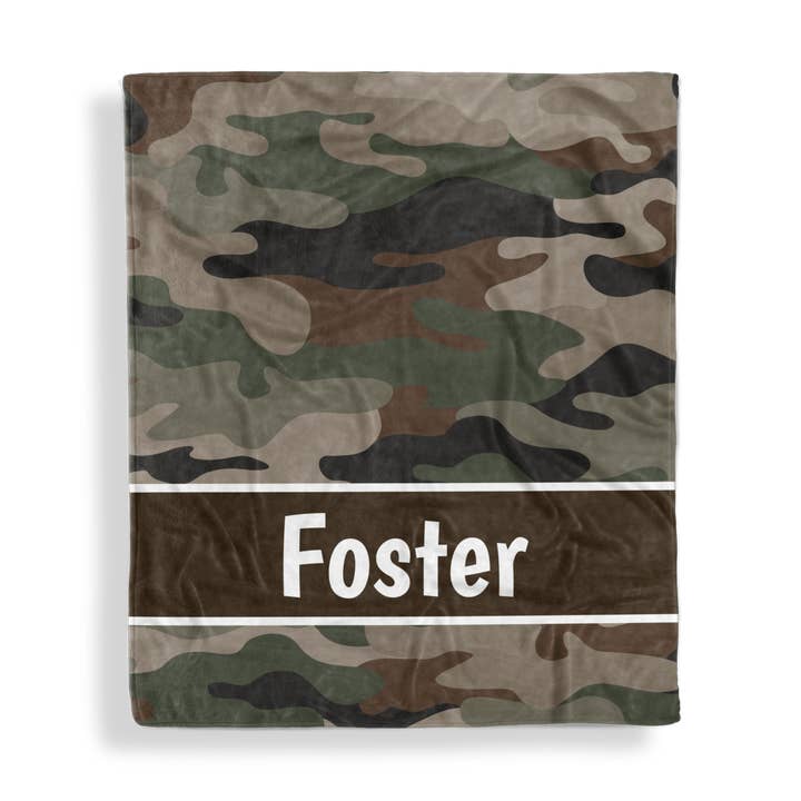 Plaid Dekens: Gepersonaliseerde schattige Camo voor wholesale door Sam and Zoey