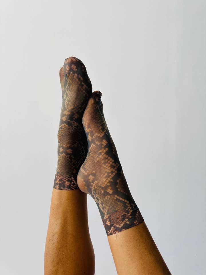 sockette - Wholesale Socks - Women's - Cali - snake/reptile print3