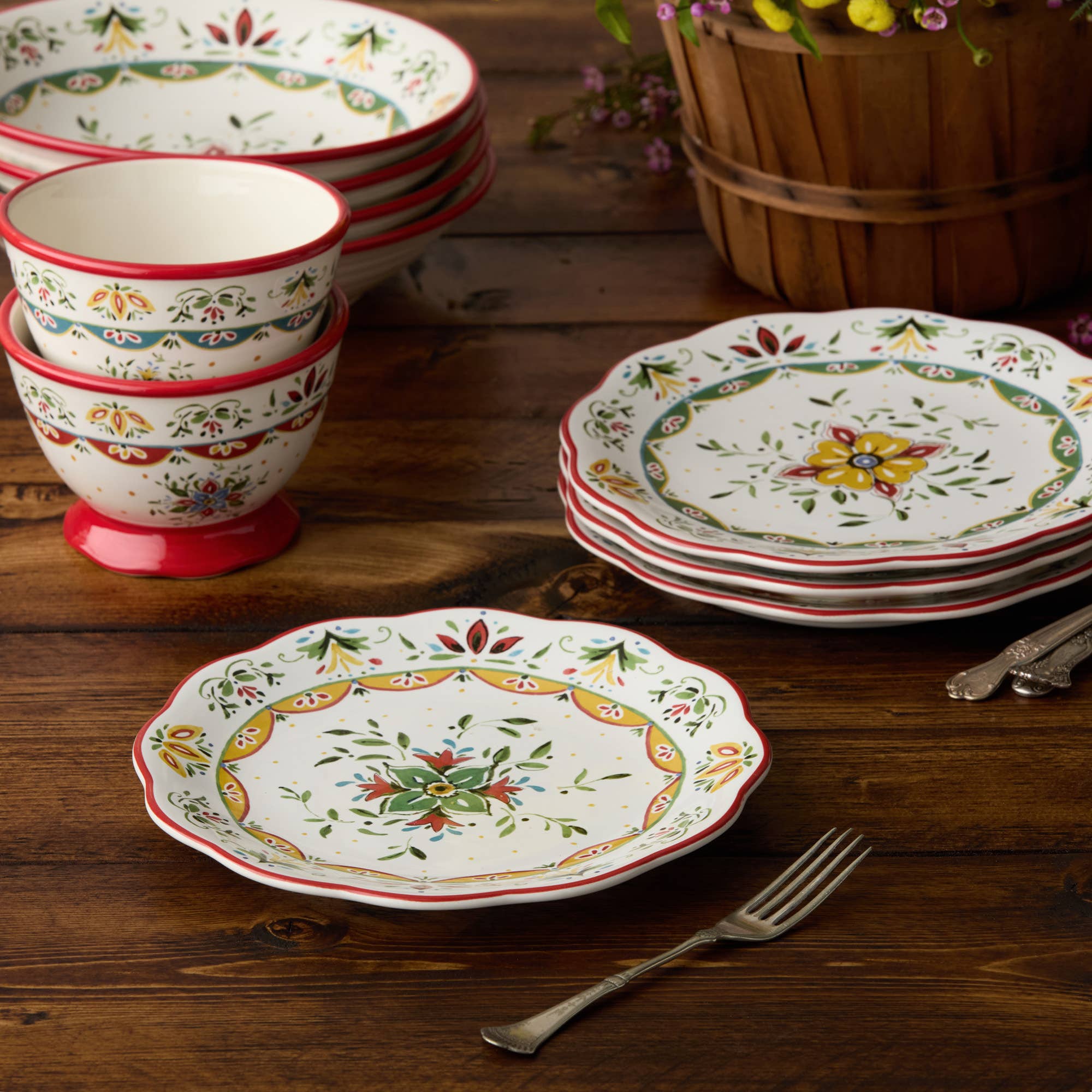 Certified International - Wholesale Salad Plate - Provence Salad Plate 9in 4 asst.8