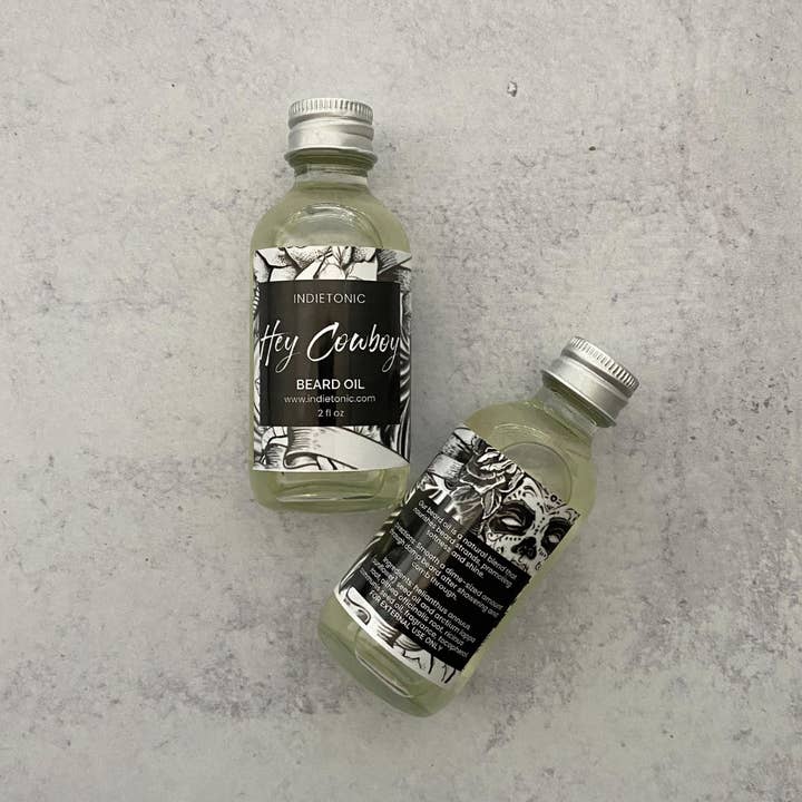 Óleo de barba de marca própria Hey Cowboy por atacado de IndieTonic