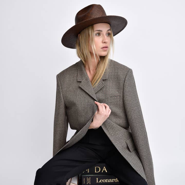 Americo Hat Company – wholesale Fedora - Unisex – 'Giotto' Panama Straw Fedora3