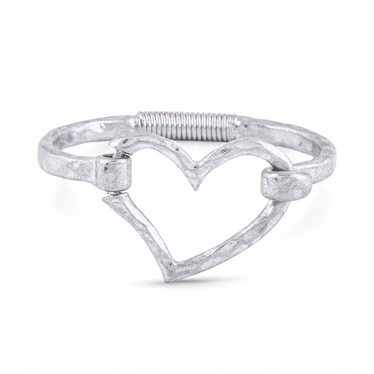 LA Jewelry Plaza – wholesale Bangle bracelet – Open Heart Hook Bangle1
