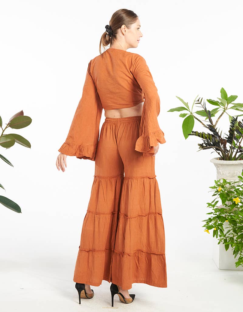 Kathmandu Imports - Wholesale Blouse - Women's - COTTON CROP TOP (KT-1542) 2