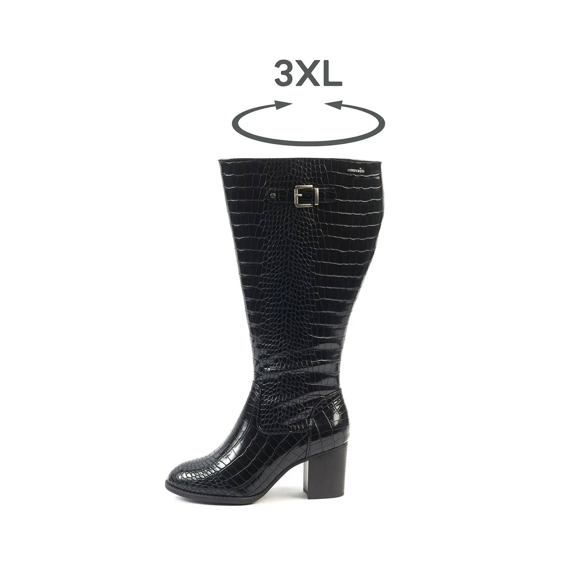 Gabylou - Wholesale Boots - Women's - Wide Calf Boots 3XL - Romy Model24