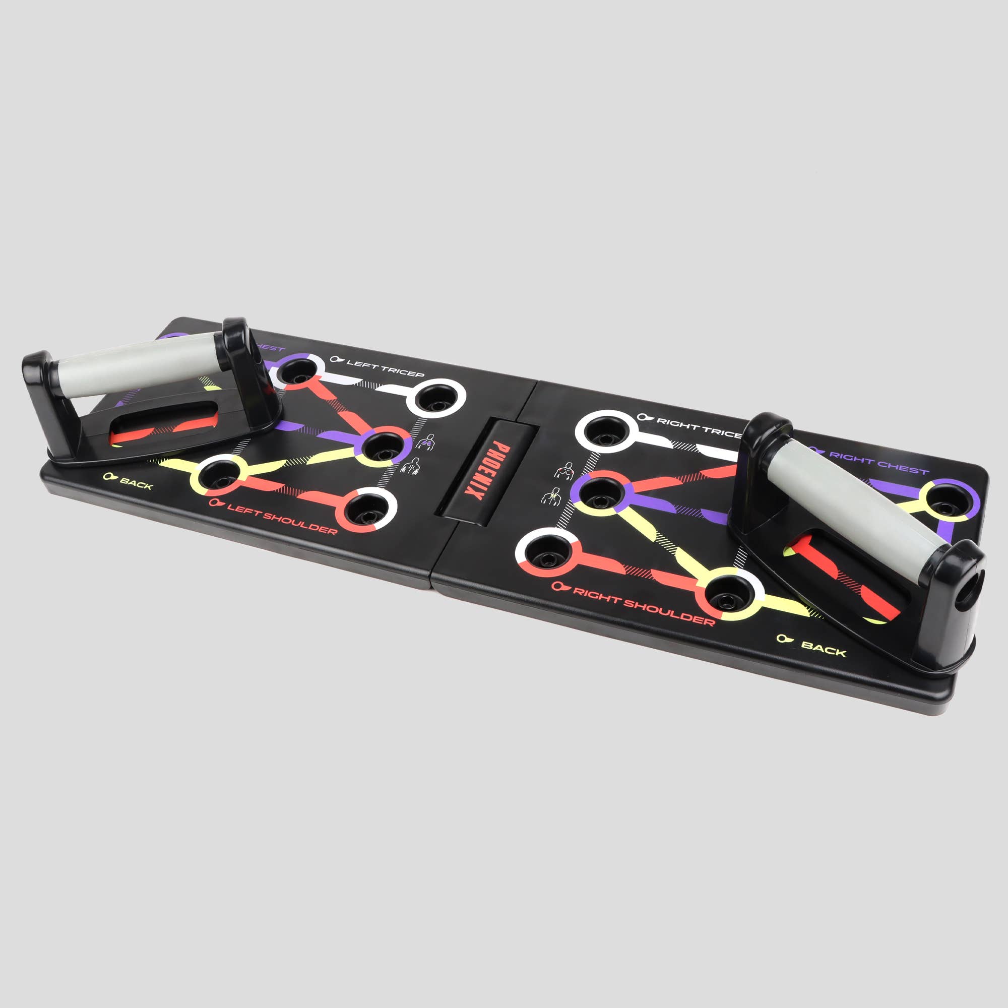 Phoenix Fitness – wholesale Träningsutrustning – PUSH-UP-BRÄDA MED FLERA LÄGEN4