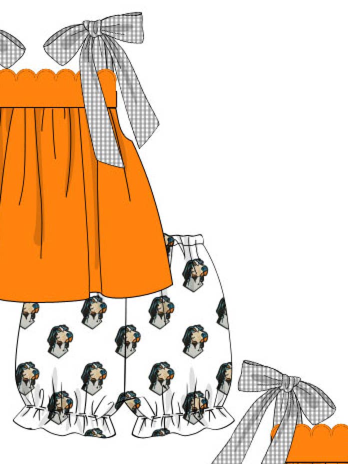 CUSTOM UT BLOOMER SET for wholesale by Beck & Gray